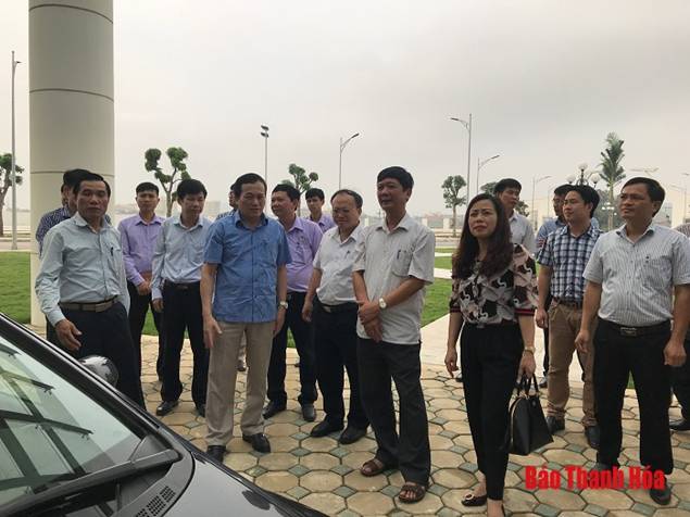 Kiểm tra công tác di chuyển, vận hành hoạt động cơ sở mới của Bệnh viện Ung bướu tỉnh Thanh Hóa