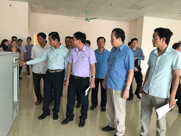 Kiểm tra công tác di chuyển, vận hành hoạt động cơ sở mới của Bệnh viện Ung bướu tỉnh Thanh Hóa