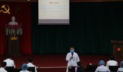 Bệnh viện Ung bướu tỉnh Thanh Hóa tổ chức tập huấn phòng, chống  bệnh viêm đường hô hấp cấp do chủng mới virus Corona (nCoV)
