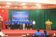 Lễ trưởng thành Đoàn năm 2022 tại Bệnh viện Ung bướu tỉnh Thanh Hóa