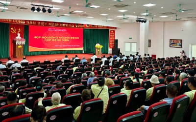 Bệnh viện Ung bướu tỉnh Thanh Hóa tổ chức họp hội đồng người bệnh cấp bệnh viện