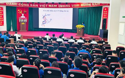 Đoàn thanh niên Bệnh viện Ung bướu tỉnh Thanh Hóa tổ chức sinh hoạt chuyên đề về Xạ trị kỹ thuật cao IRMT & VMAT trong điều trị ung thư