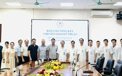Bệnh viện Ung bướu tỉnh Thanh Hóa tổng kết chuyển giao kỹ thuật phẫu thuật nội soi cắt thận triệt căn trong điều trị ung thư thận