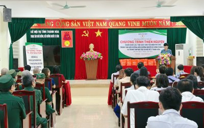 Bệnh viện Ung bướu tỉnh Thanh Hóa tổ chức khám sàng lọc, tầm soát ung thư miễn phí cho hơn 500 người có công và đối tượng bảo trợ xã hội