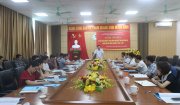 HỘI NGHỊ SƠ KẾT GIỮA NHIỆM KỲ THỰC HIỆN NGHỊ QUYẾT ĐẠI HỘI ĐẢNG BỘ BỆNH VIỆN UNG BƯỚU, NHIỆM KÌ 2020 - 2025