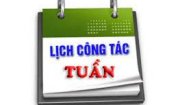 Lịch công tác tuần và lịch trực toàn bệnh viện từ 25.12.2023 đến 01.01.2024