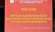 Hội nghị trực tuyến nghiên cứu, học tập, quán triệt, triển khai thực hiện Nghị quyết Hội nghị lần thứ tám Ban Chấp hành Trung ương Đảng và các nghị quyết, chỉ thị của Bộ Chính trị khóa XIII