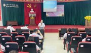 Tập huấn chuẩn giao tiếp theo mô hình AIDET tại bệnh viện Ung bướu tỉnh Thanh Hóa