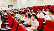 Tập huấn chuẩn giao tiếp theo mô hình AIDET tại Bệnh viện Ung Bướu tỉnh Thanh Hóa.