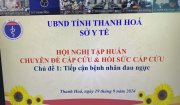 Bệnh viện Ung bướu tỉnh Thanh Hóa tham gia hội nghị tập huấn của Sở Y tế Chủ đề “Tiếp cận bệnh nhân đau ngực”
