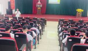 Tập huấn Vệ sinh tay thường quy tại Bệnh viện Ung bướu tỉnh Thanh Hóa