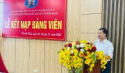 Lễ kết nạp Đảng viên mới tại bệnh viện Ung bướu tỉnh Thanh Hóa