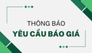 Yêu cầu báo giá để tham khảo, xây dựng giá dự toán gói thầu: Lắp đặt dòng chữ và logo "BỆNH VIỆN UNG BƯỚU TỈNH THANH HOÁ" trên tầng thượng toà nhà 9 tầng