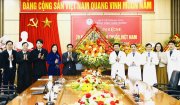 Các đơn vị đến thăm và chúc mừng bệnh viện Ung bướu tỉnh Thanh Hoá nhân kỉ niệm 70 năm ngày Thầy thuốc Việt Nam 27/02