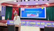 Tập huấn lấy mẫu xét nghiệm vi sinh tại Bệnh viện Ung bướu tỉnh Thanh Hóa