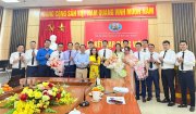Lễ kết nạp Đảng viên mới tại Bệnh viện Ung bướu tỉnh Thanh Hóa năm 2026.